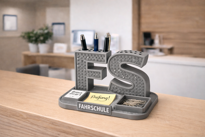 🔤 Personalisierter Initialen-Organizer – Schreibtisch Design mit Stil (Kopie)