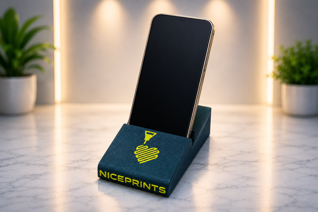 Minimalistischer Handyhalter – Kompakter Smartphone-Ständer (3D-gedruckt)