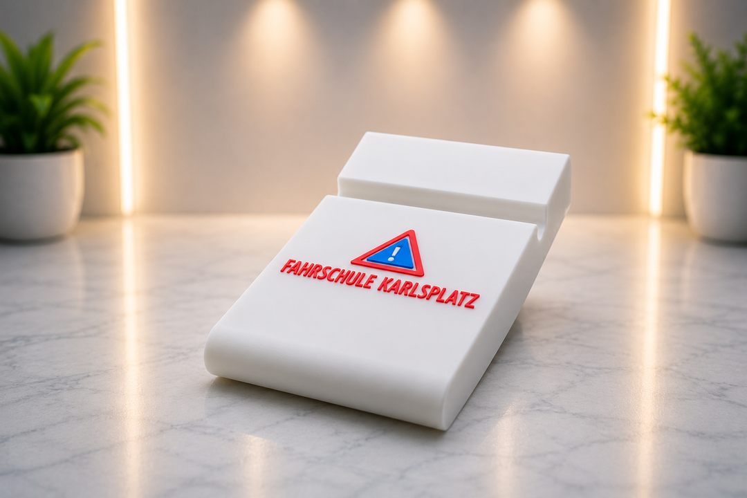 Handyhalter mit Branding