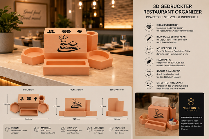 Restaurant Tisch-Organizer