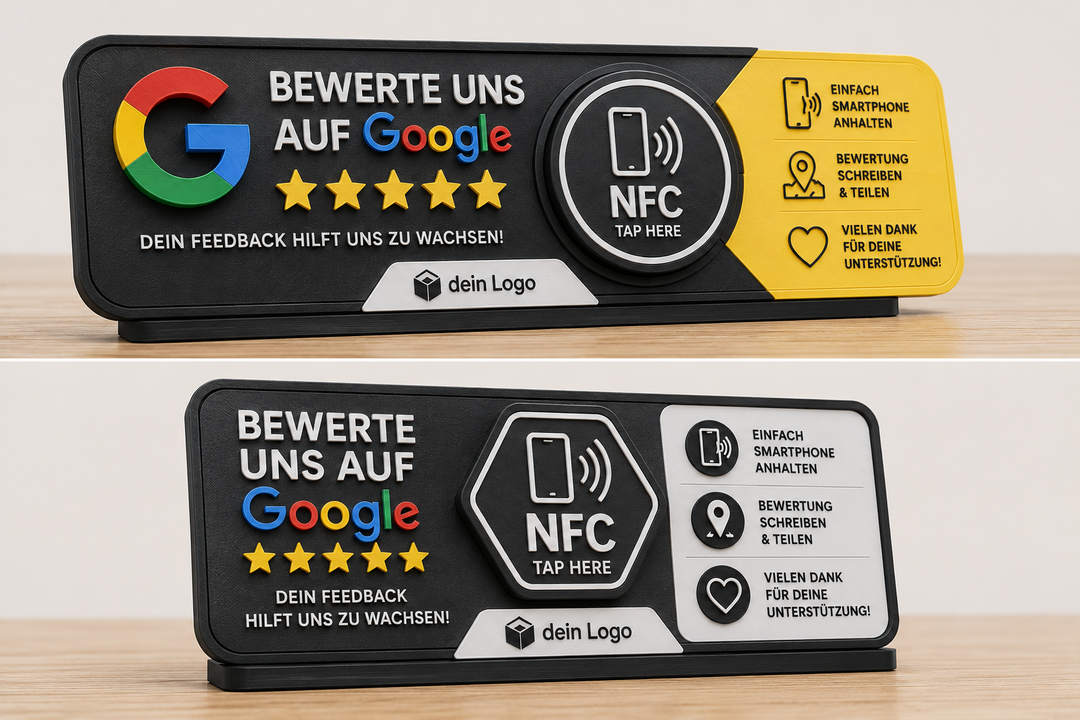 Google ReviewTap NFC Display – Personalized Google Review Stand