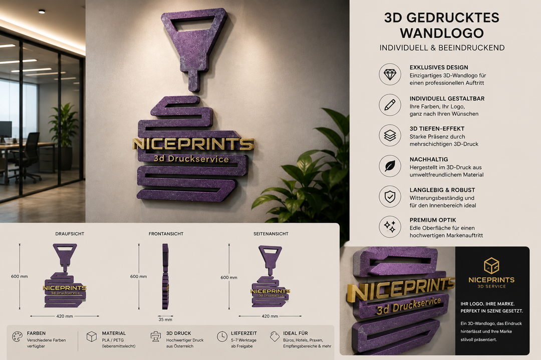 3D Illusion Firmenschild