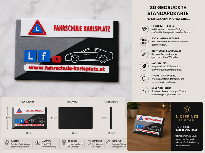 Empfangs-Display Fahrschule