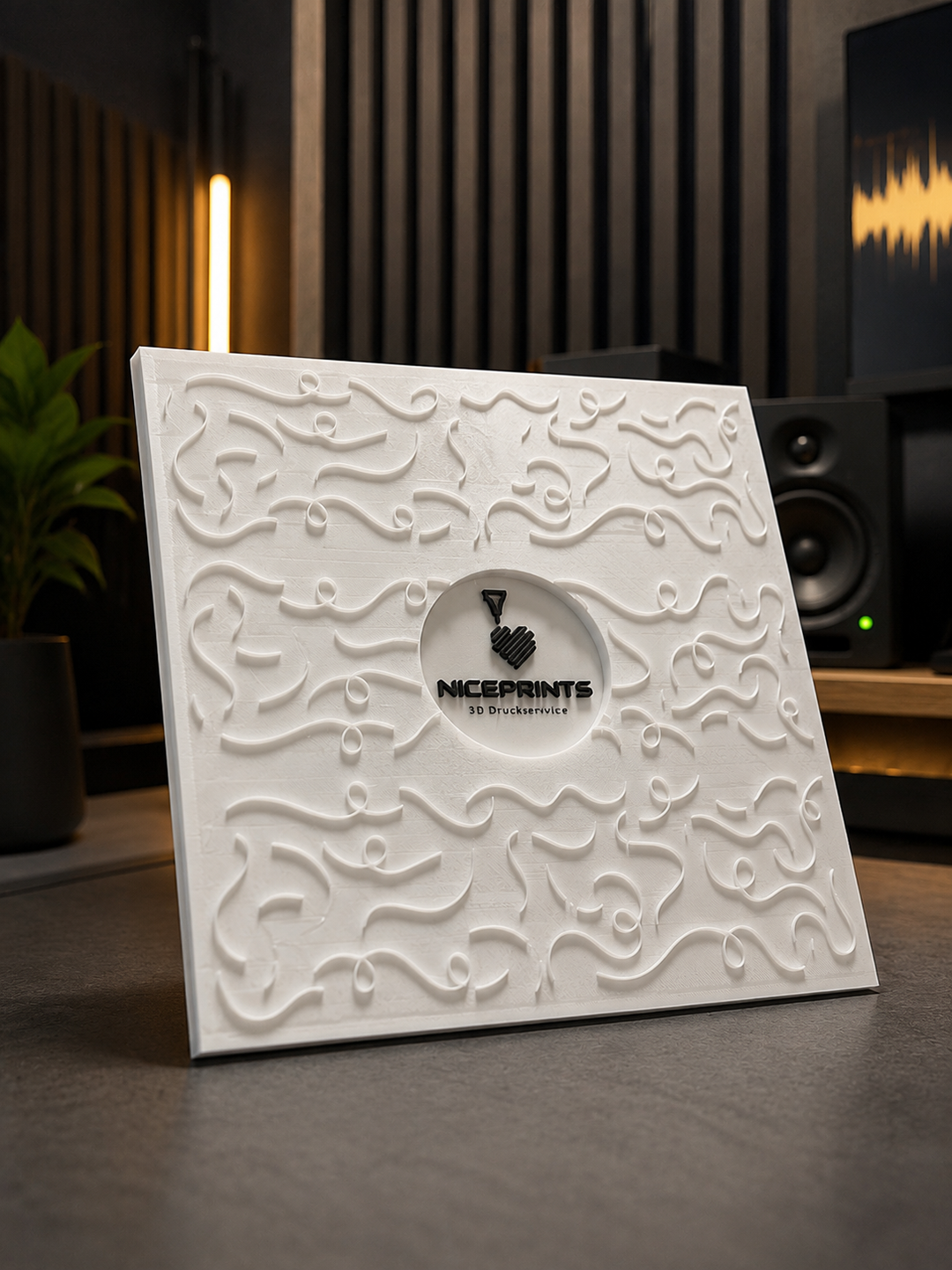 3D Akustikpaneele 25x25 4er Set