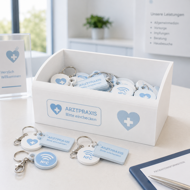 NFC Schlüsselanhänger Display