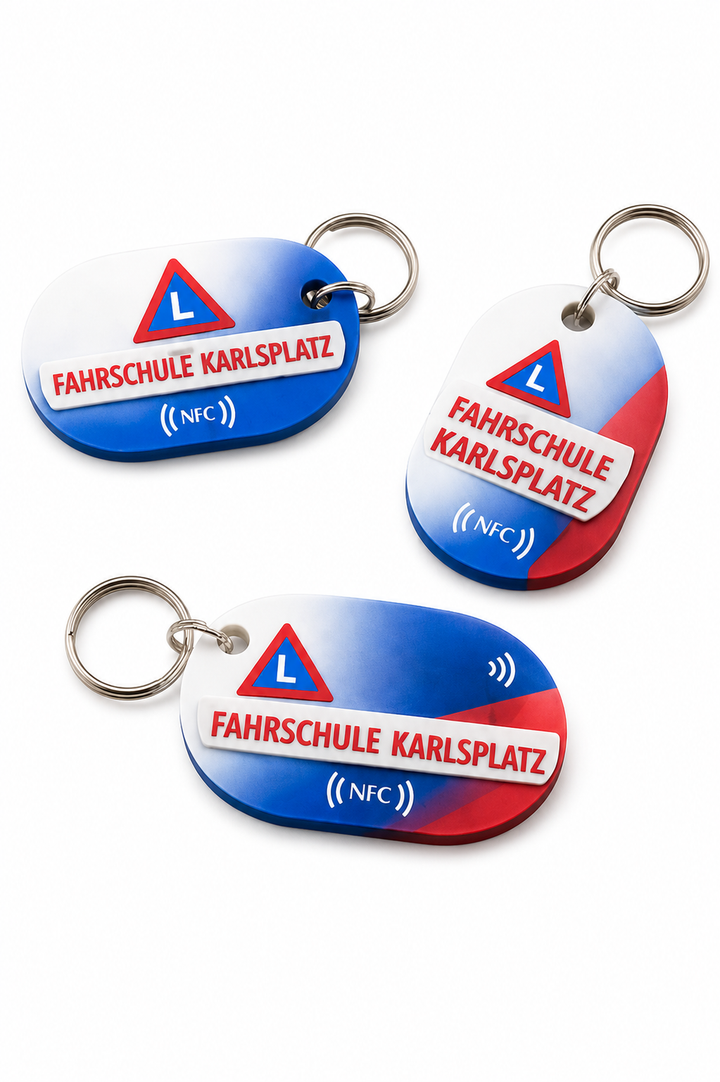 Schlüsseltags mit NFC (Website Link)