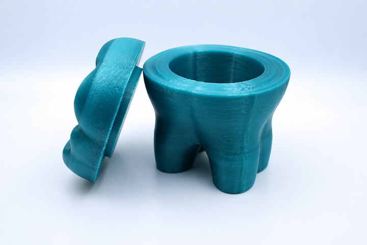 🦷 Zahn-Box mit Deckel – Originelle 3D Aufbewahrung