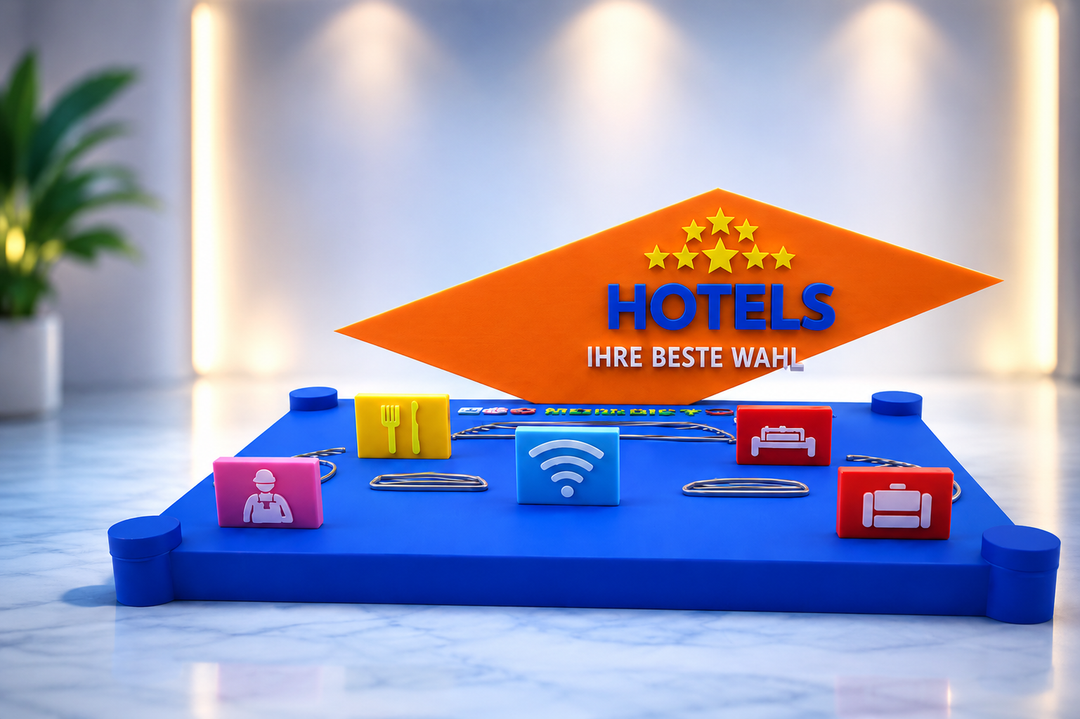 NFC Display für Hotels