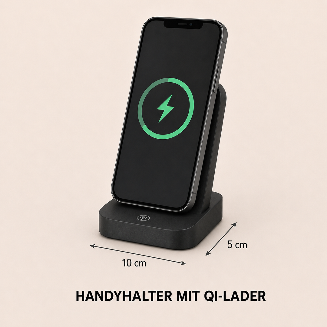 Handyhalter mit Qi-Lader
