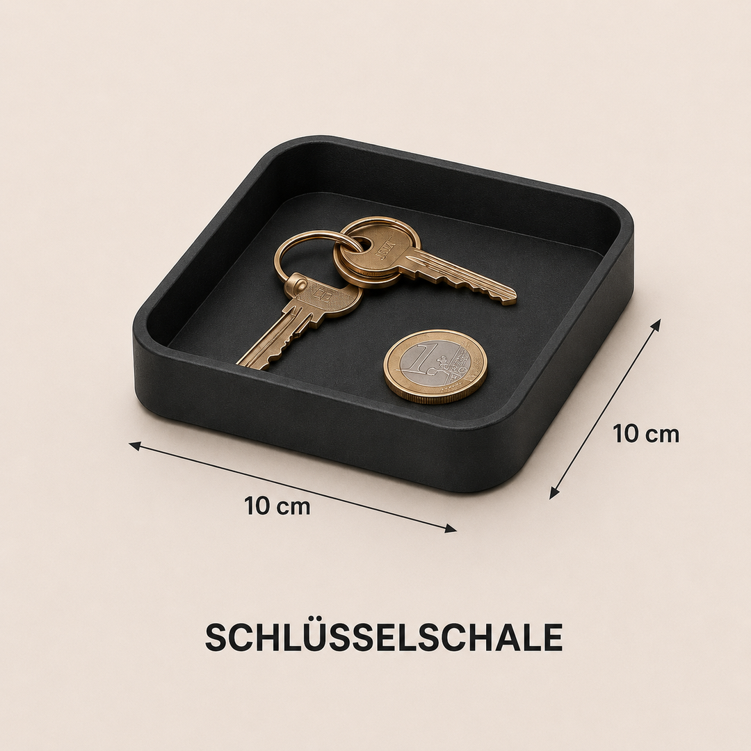 Schlüsselschale Schwarz