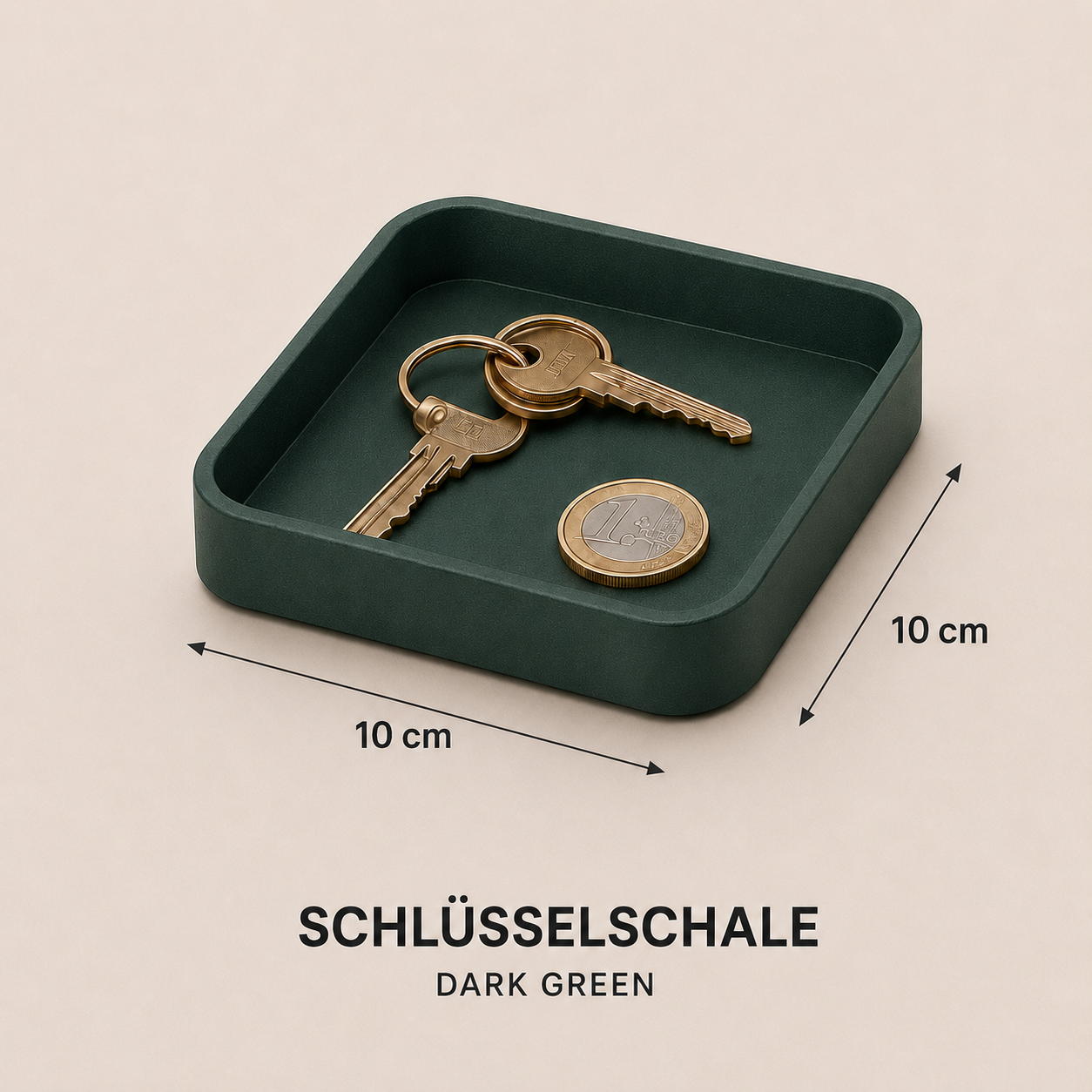 Schlüsselschale Dark Green