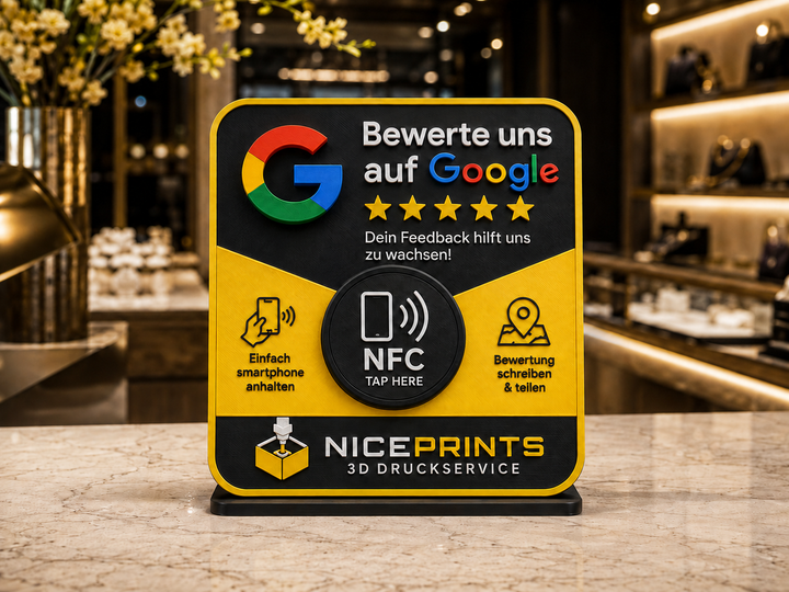 Google Review Board S – 3D Printed (NFC)