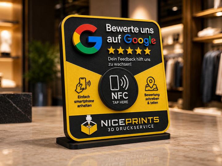 Google Review Board S – 3D Printed (NFC)