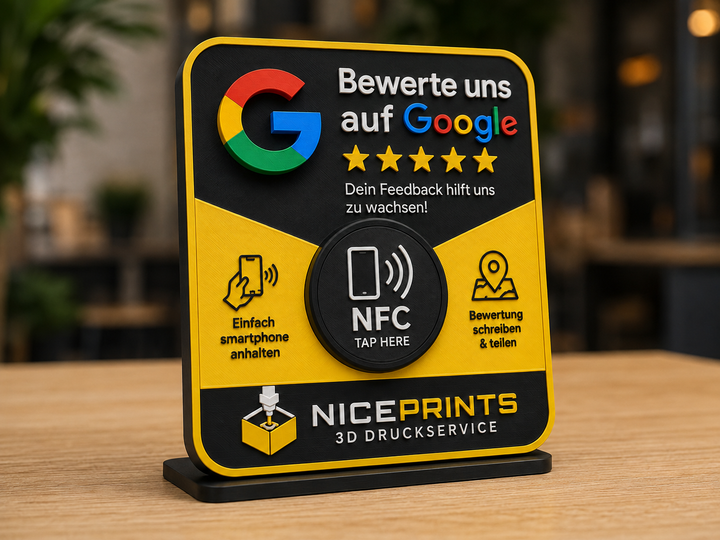 Google Review Board S – 3D Printed (NFC)
