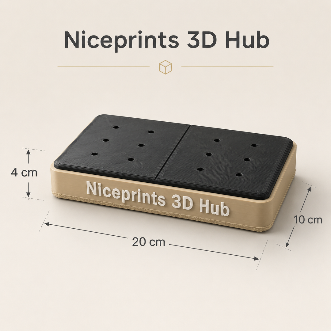 Niceprints Hub Base – Modulare Magnetbasis