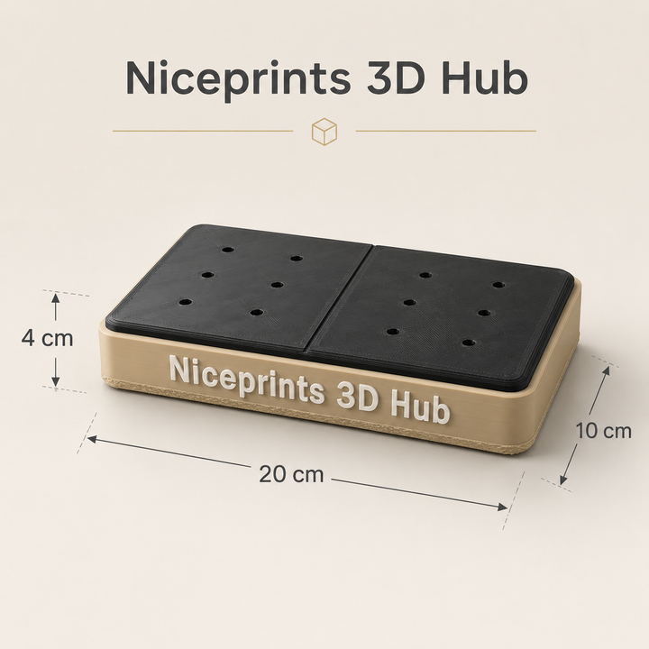 Niceprints Hub Base – Modulare Magnetbasis