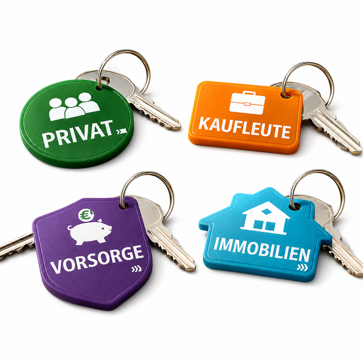 Schlüsseltags mit NFC (Family Office)