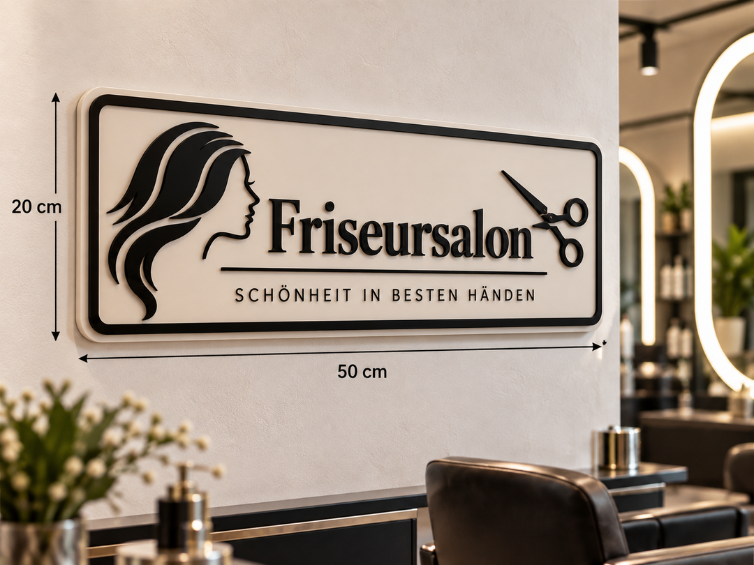 Firmenschild Premium (3D Printed-Indoor)