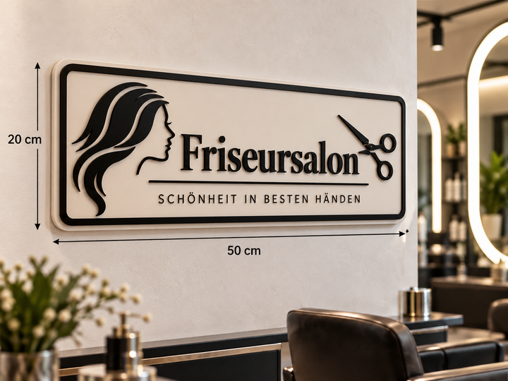Firmenschild Premium (3D Printed-Indoor)