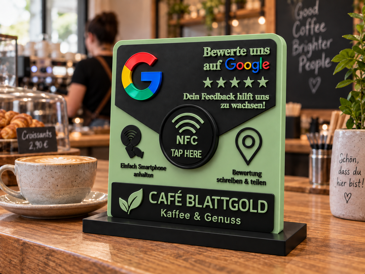 Google Review Board L – 3D Printed (NFC)