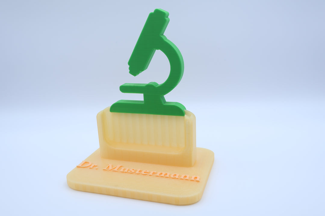 Individueller Handyhalter im Mikroskop-Design (3D-gedruckt)