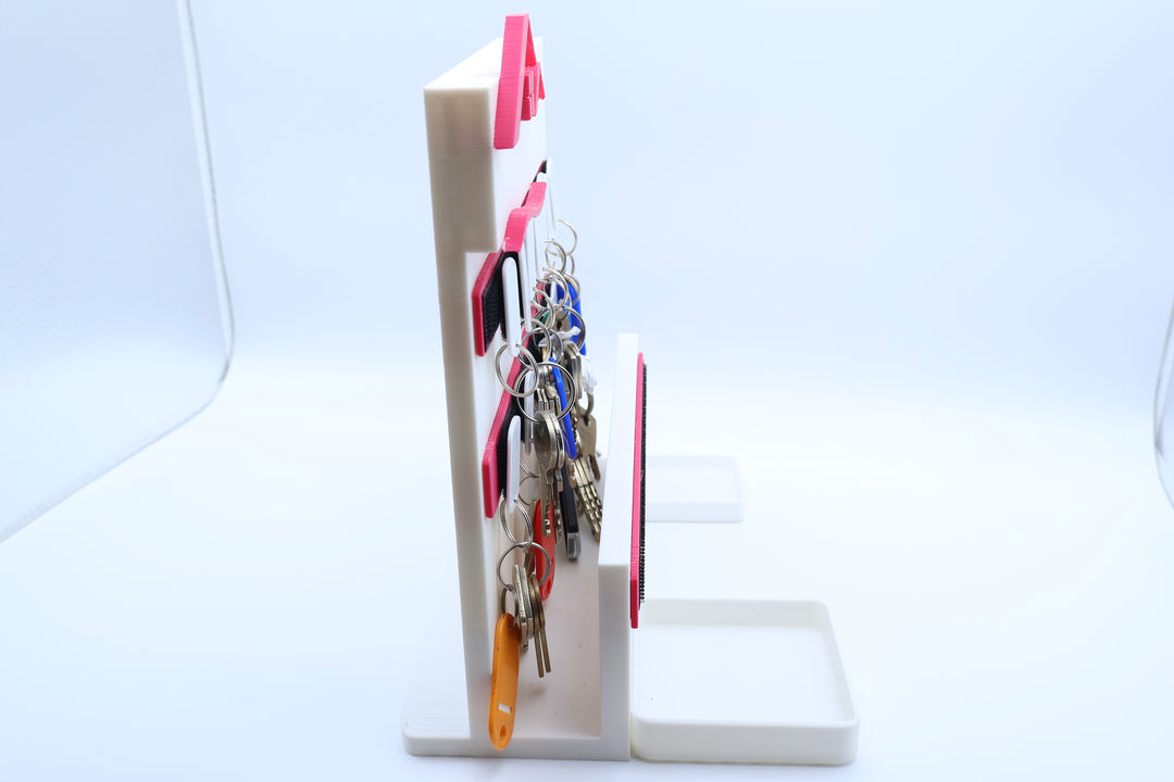 🔑 Wand-Schlüsselhalter mit Ablage – Smart Organizer für Ihren Eingangsbereich