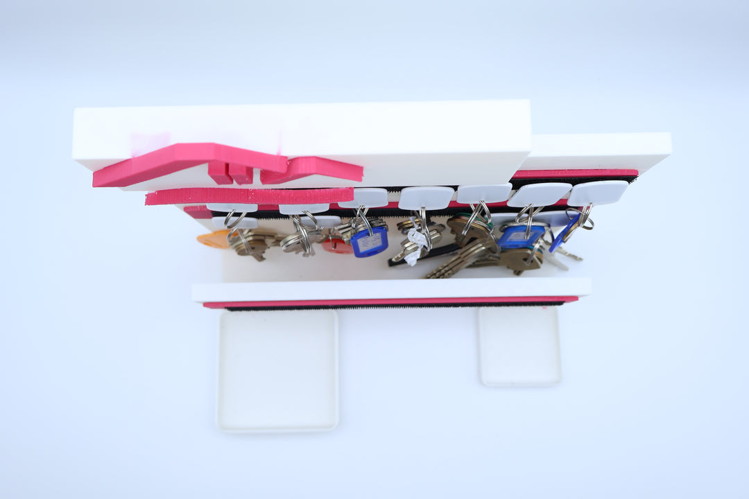 🔑 Wand-Schlüsselhalter mit Ablage – Smart Organizer für Ihren Eingangsbereich