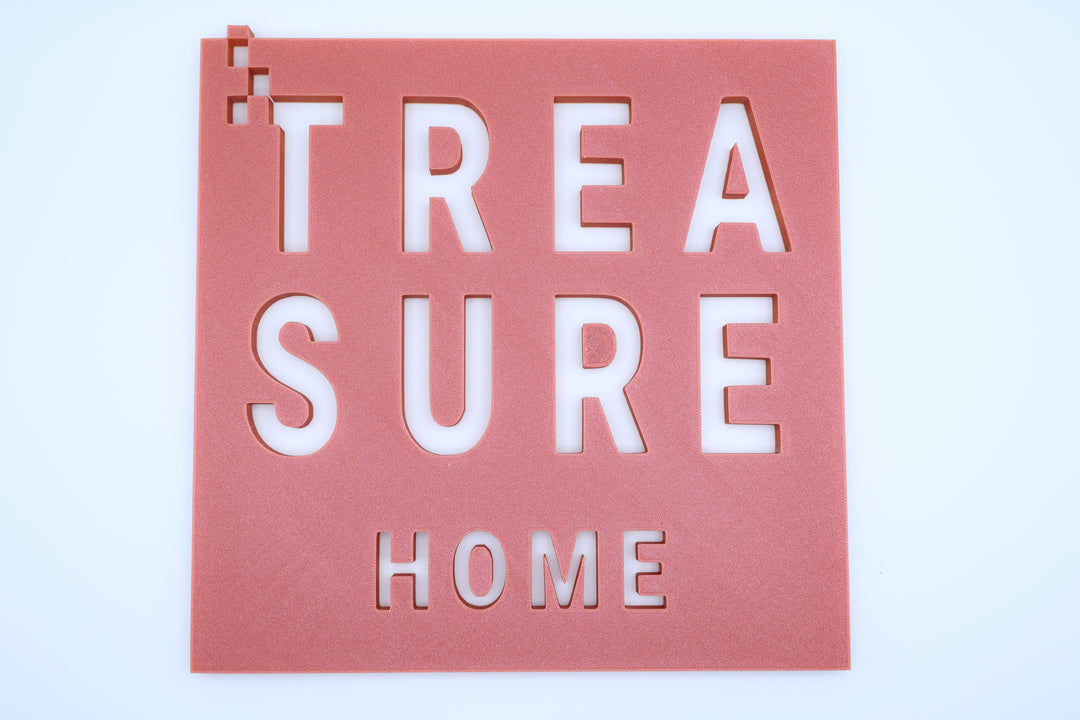 🏡 Modernes 3D Wandschild – Individuelles Logo &amp; Schriftzug