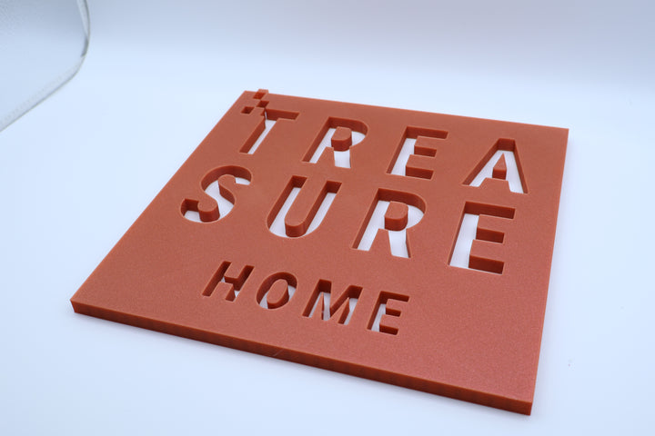 🏡 Modernes 3D Wandschild – Individuelles Logo &amp; Schriftzug