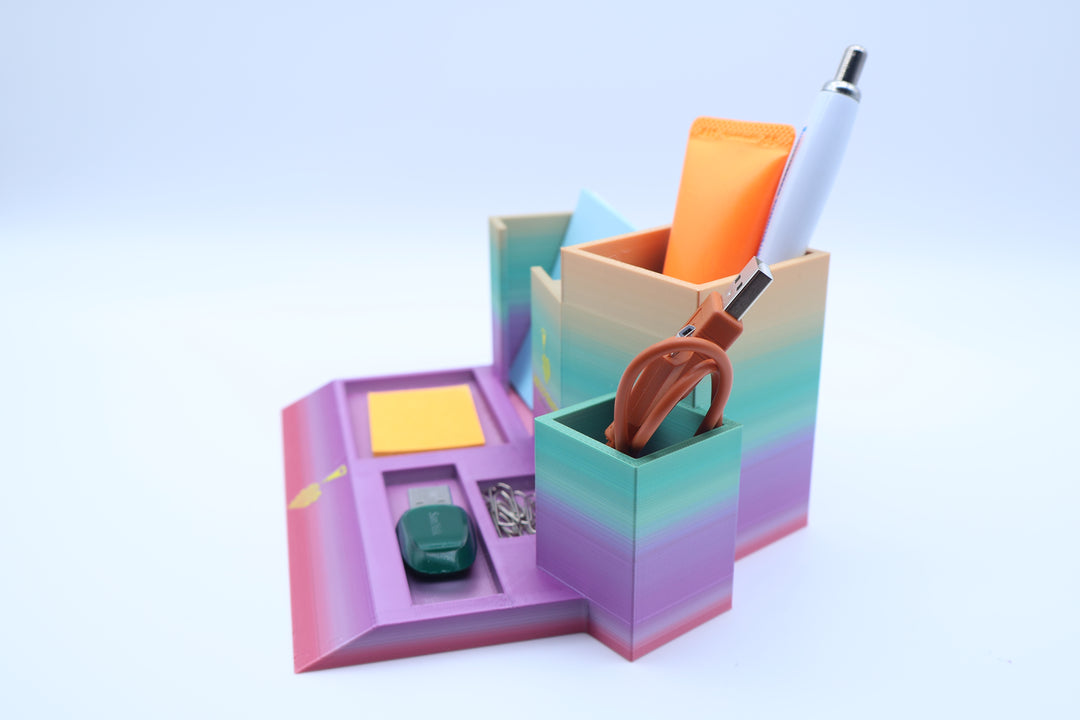 🗂️ Multifunktionaler Schreibtisch-Organizer (3D-gedruckt) – Premium Design