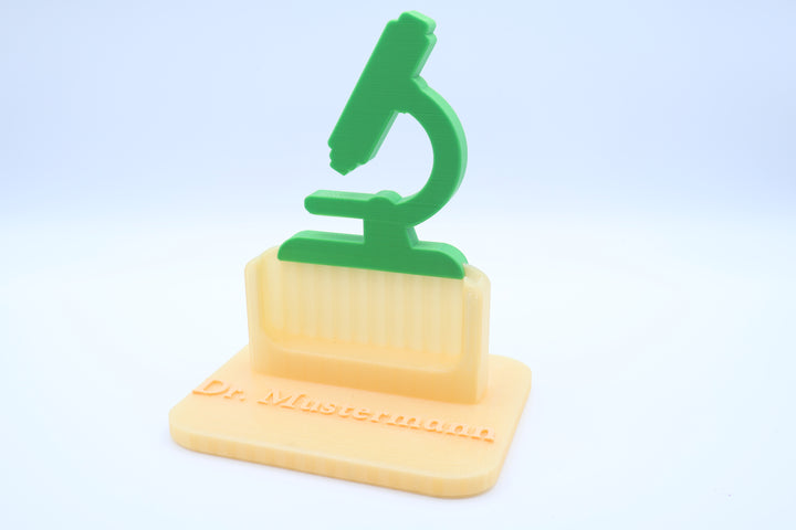 Individueller Handyhalter im Mikroskop-Design (3D-gedruckt)