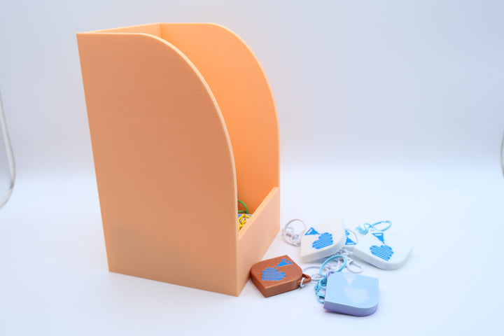 3D-gedruckter NFC Schlüsselanhänger Aufsteller + 25 Schlüsselanhängers  „Scanne mich“ – Individuelles Display für Kundenaktionen &amp; Google-Bewertungen