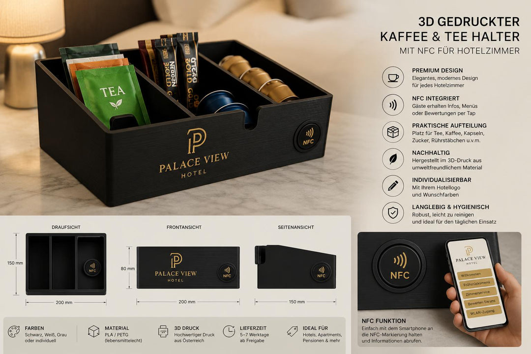 NFC Kaffeehalter Hotel