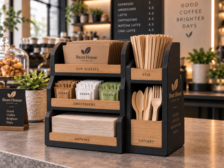 Coffeeshop Organizer L- 3d