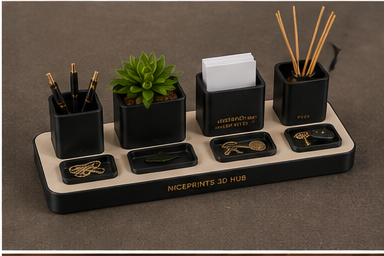 Niceprints 3D Hub – extended home layout with phone stand and coin tray