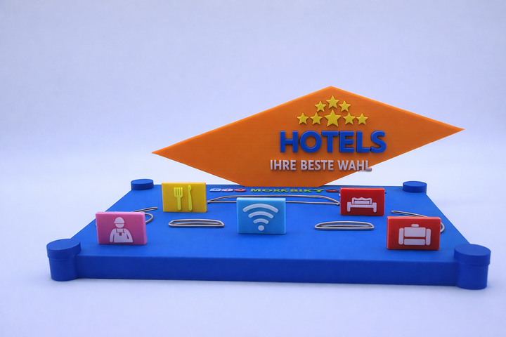 NFC Display für Hotels