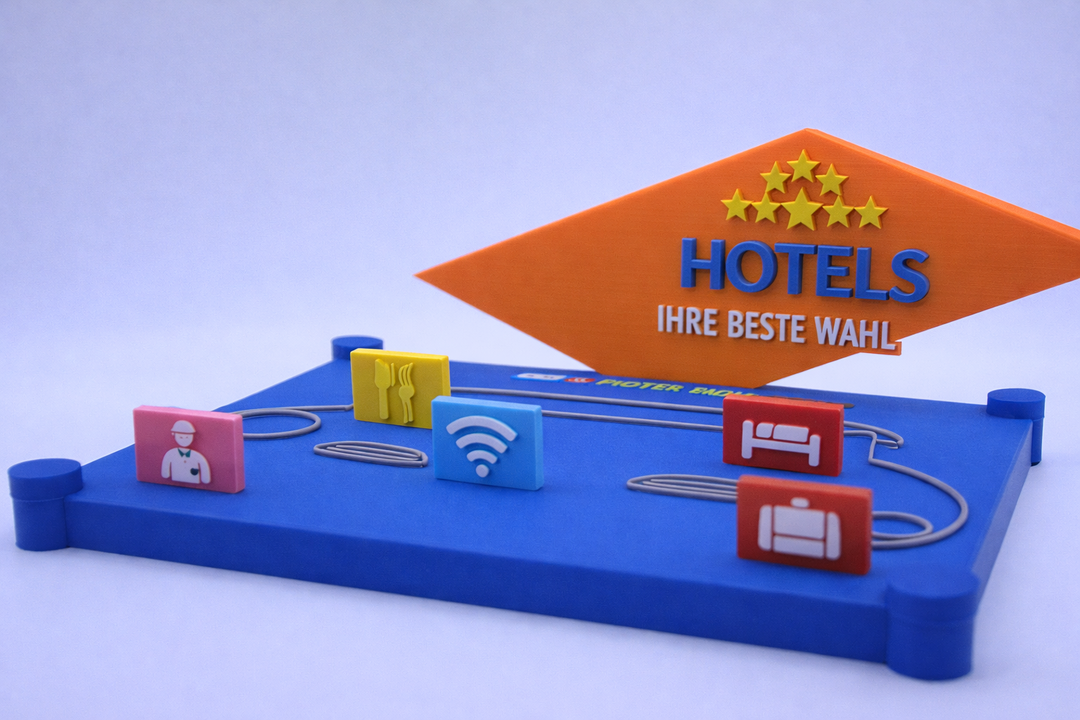 NFC Display für Hotels