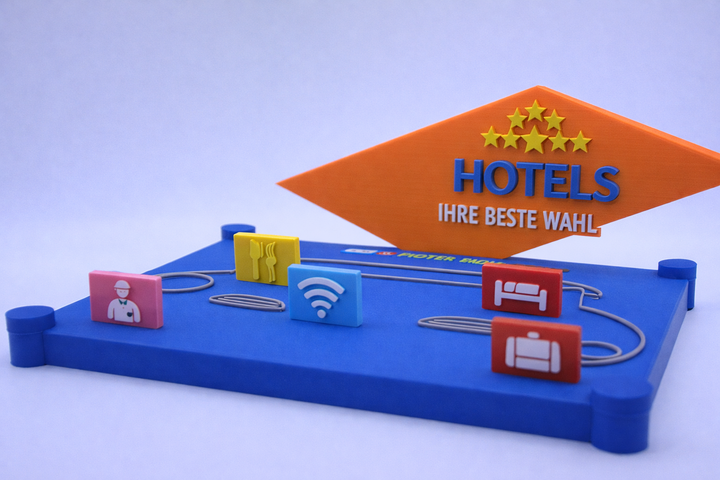 NFC Display für Hotels