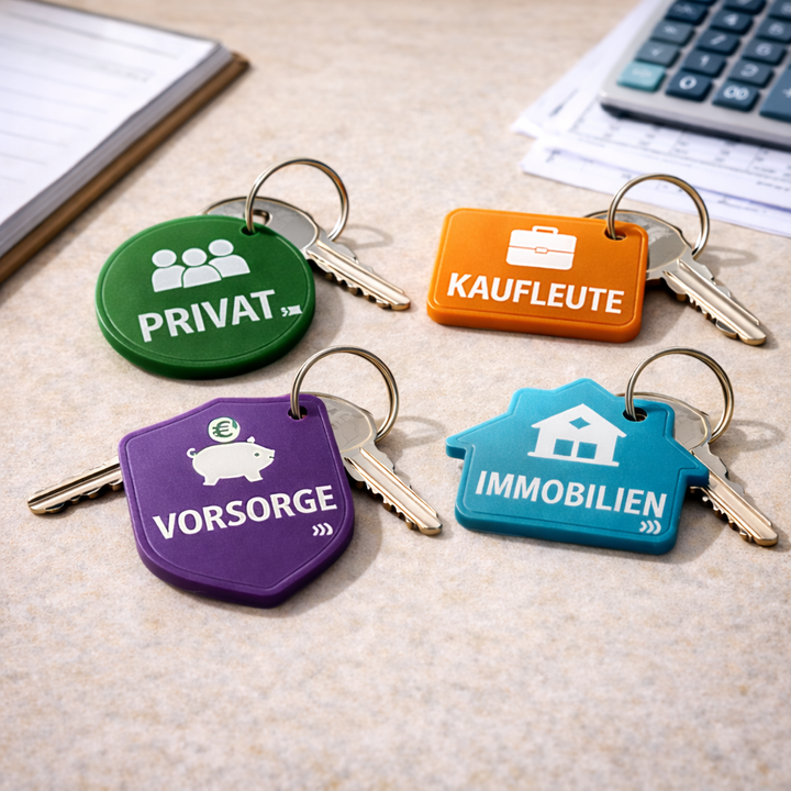 Schlüsseltags mit NFC (Family Office)