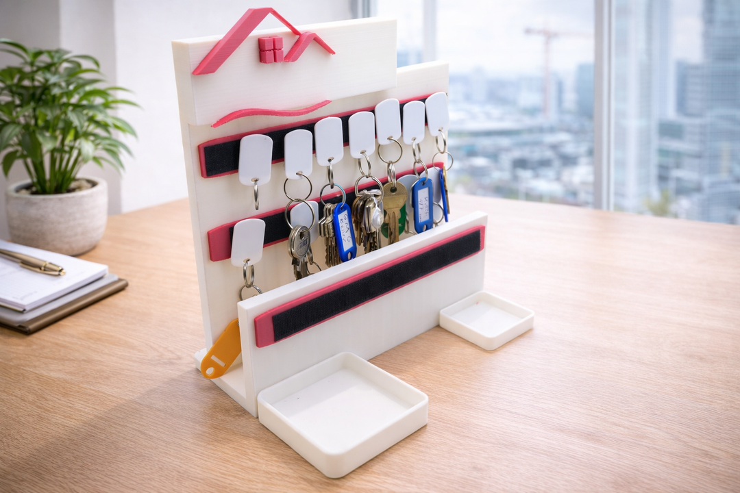 🔑 Wand-Schlüsselhalter mit Ablage – Smart Organizer für Ihren Eingangsbereich