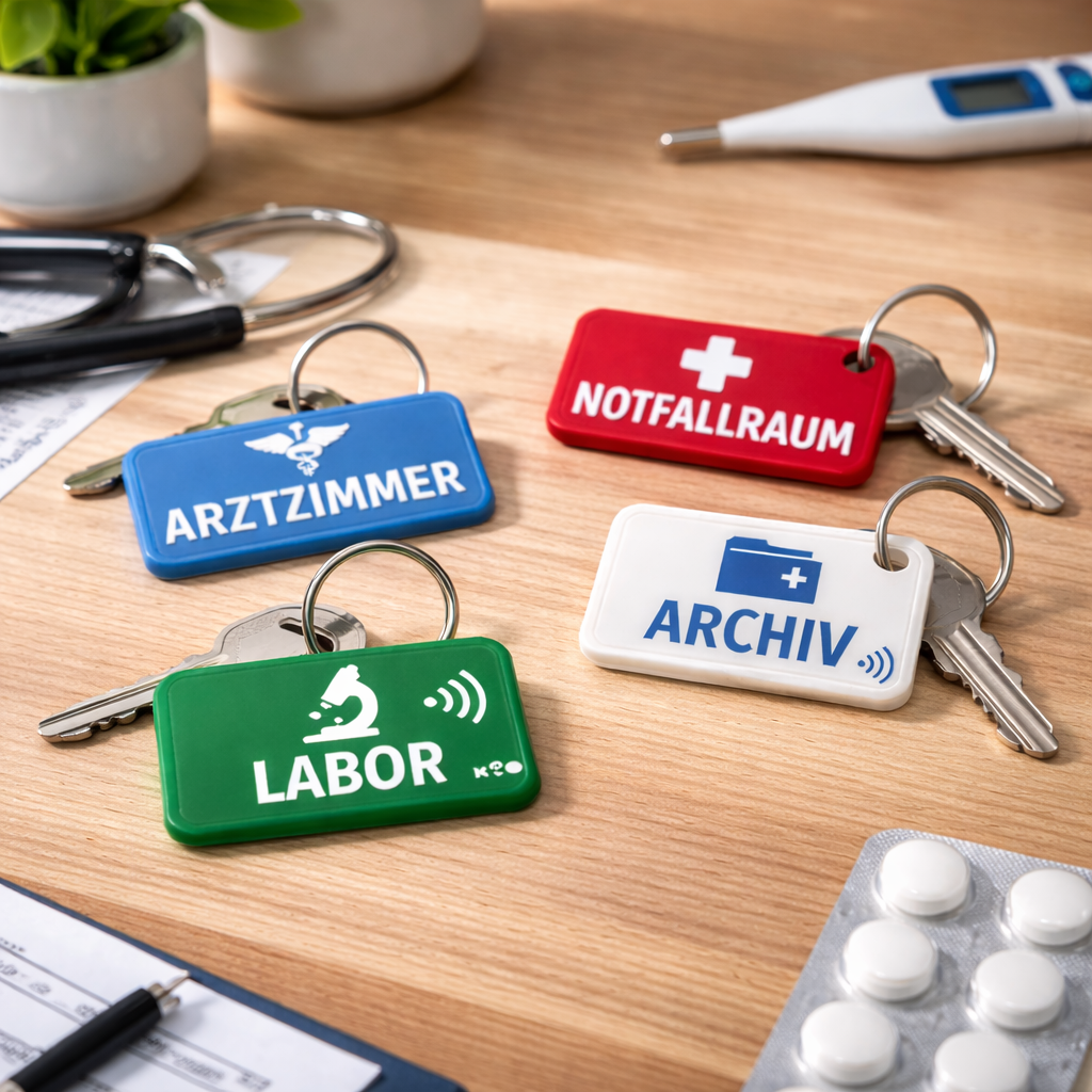 Schlüsseltags mit NFC (Medical)