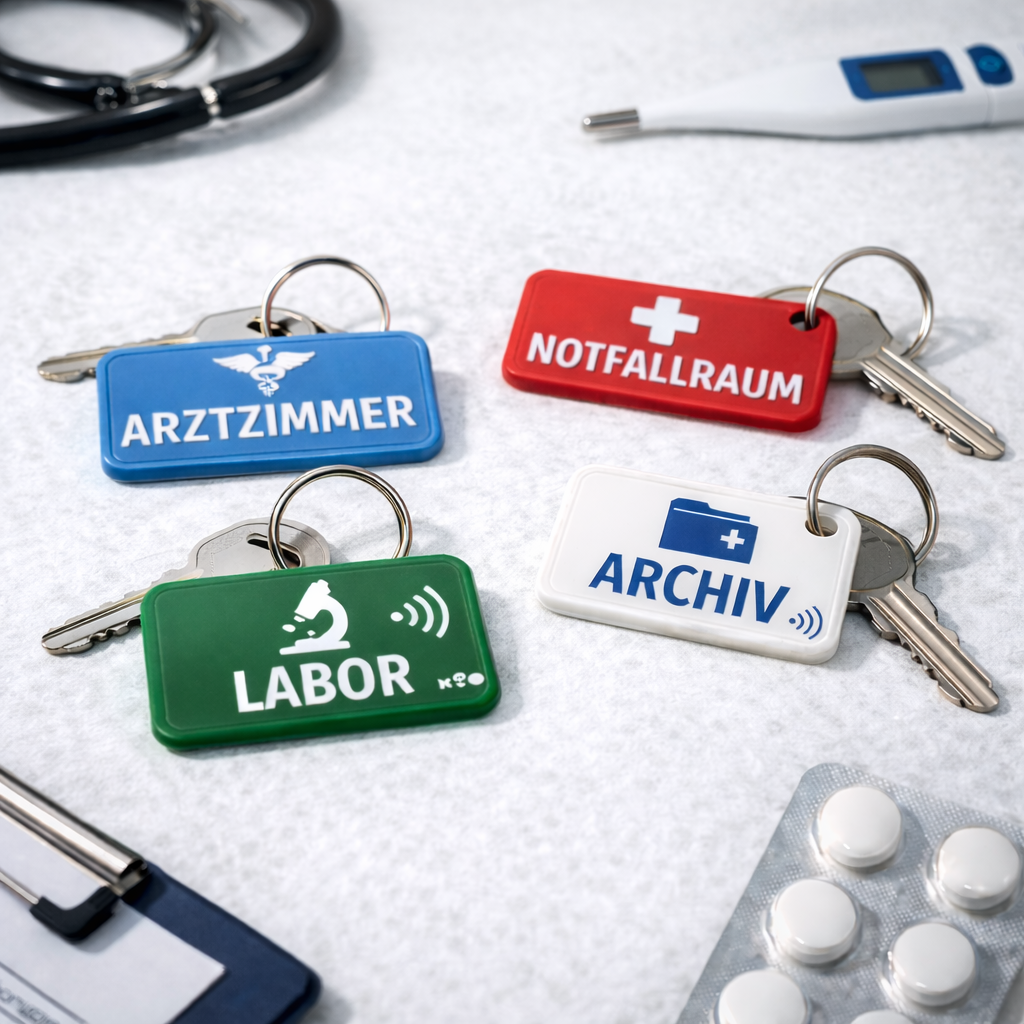 Schlüsseltags mit NFC (Medical)