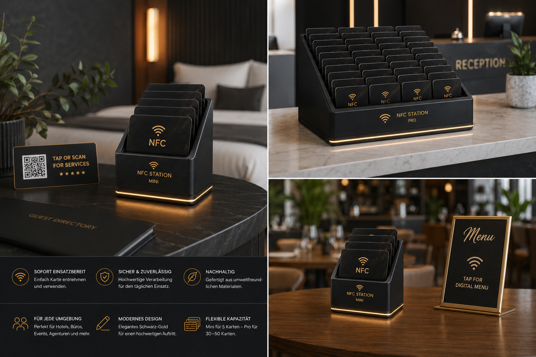 Businesscards 3d Box Premium -NFC STATION