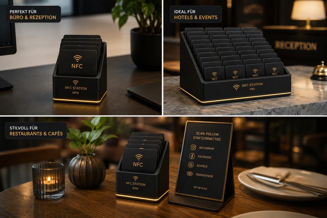 Businesscards 3d Box Premium -NFC STATION