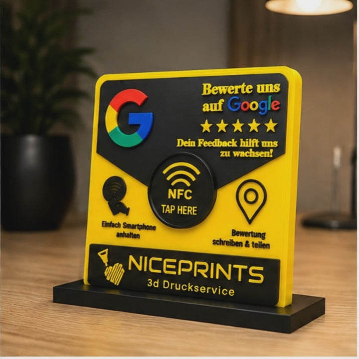 Google Review Board L – 3D Printed (NFC)